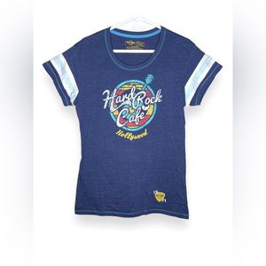 Hard Rock Cafe Hollywood Juniors Fit Tee - Sz XL